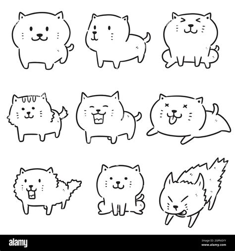 Vector Set Of Cats Stock Vector Image And Art Alamy