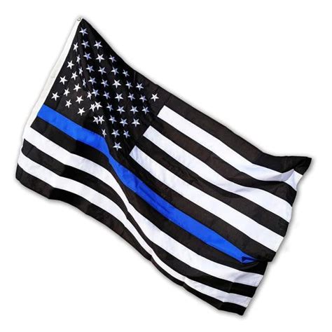 Thin Blue Line American Flag Police Law Enforcement Officer Support
