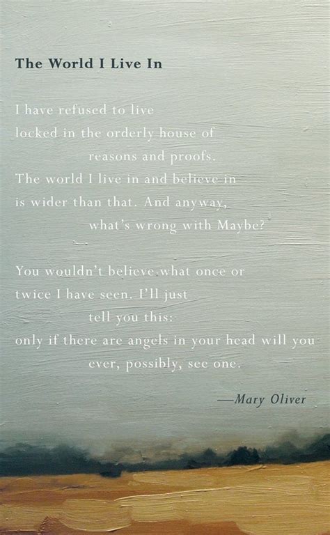 The World Of Maybe New Book Out By Mary Oliver Soon Mary Oliver