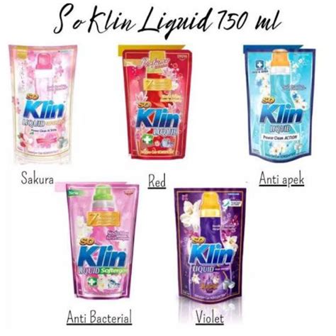 Jual Soklin Liquid Detergent 750ml Shopee Indonesia