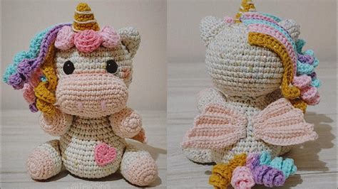 Unicornio Tejido A Crochet Parte 23 Teji2sindi ♡ Youtube