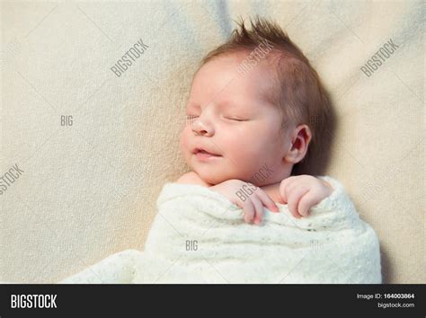 Smiling Newborn Baby Image And Photo Free Trial Bigstock