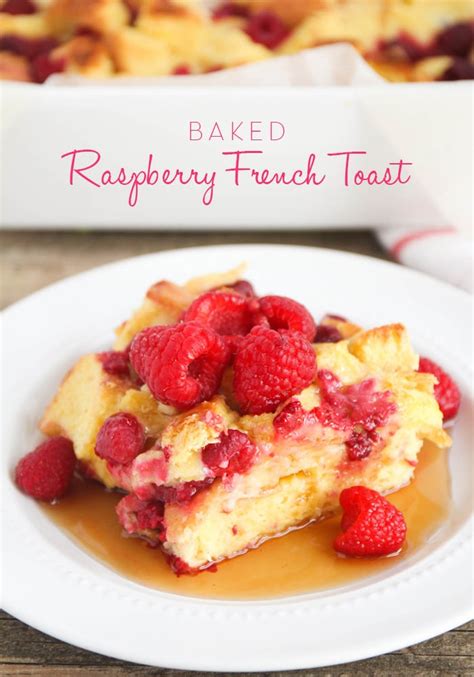 Baked Raspberry French Toast Somewhat Simple