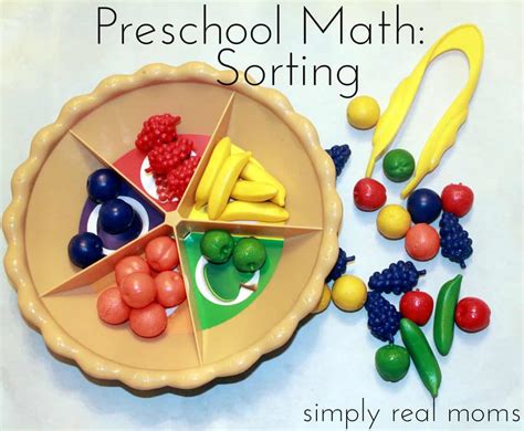 Preschool Math Series This Article Sorting Love The Patterning Article Too Simply Real Moms