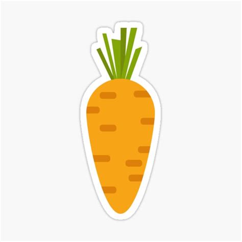 Carrot Sticker For Sale By Marsthemonkey Redbubble