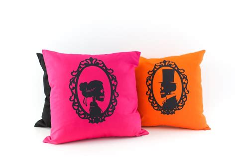 Download DIY Skeleton Silhouette Pillow Covers