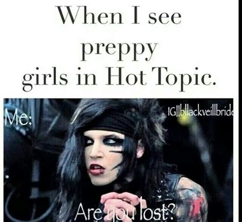 This One Time I Went To Hot Topic And There Were These Girls That Were