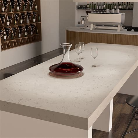 Your total cost will depend on the size, thickness, level, and type of granite installed. White Dune LG Viatera Quartz | Countertops, Cost, Reviews