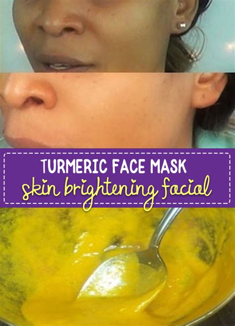 Turmeric Face Mask For Acne Scars Skin Brightening Mask The