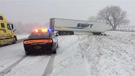 Nebraska State Patrol Responds To Nearly 50 Crashes During Weekend