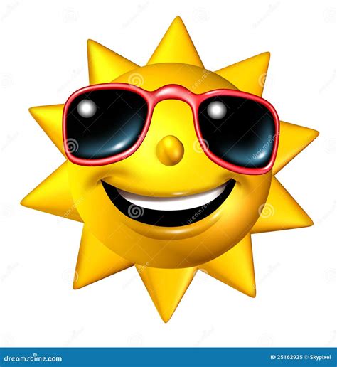 Happy Sun Character Royalty Free Stock Photo Image 25162925