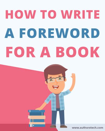 How To Write A Foreword For Your Book Novel Writing Book Publishing