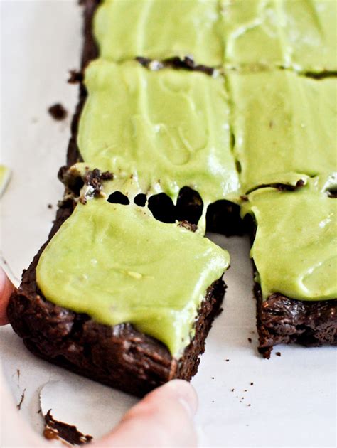 Avocado Brownies With Avocado Frosting