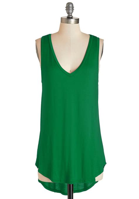 Endless Possibilities Top In Grass Green Modcloth Clothes Tank Top