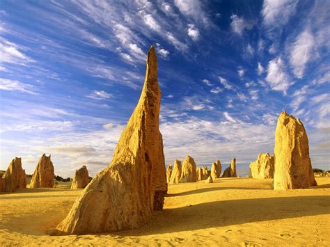 Hi The Pinnacles Alien Rock Formations Grown From The Sands Of An