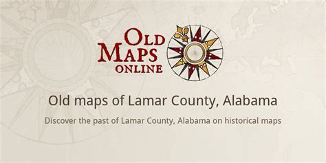Old Maps Of Lamar County