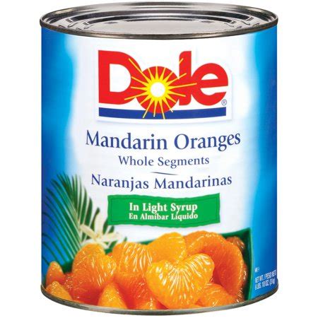 Have bought mandarin oranges sold under several different brand. Dole Mandarin Oranges Whole Segments In Light Syrup 106 Oz ...