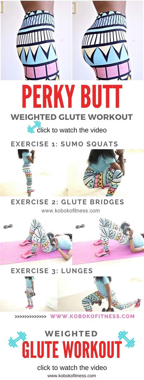 How To Have A Bigger Booty Weighted Glute Workout