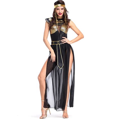 Sexy Deluxe Ladies Fancy Dress Cleopatra Egypt Womens Costume Egyptian Goddess Costume Egypt