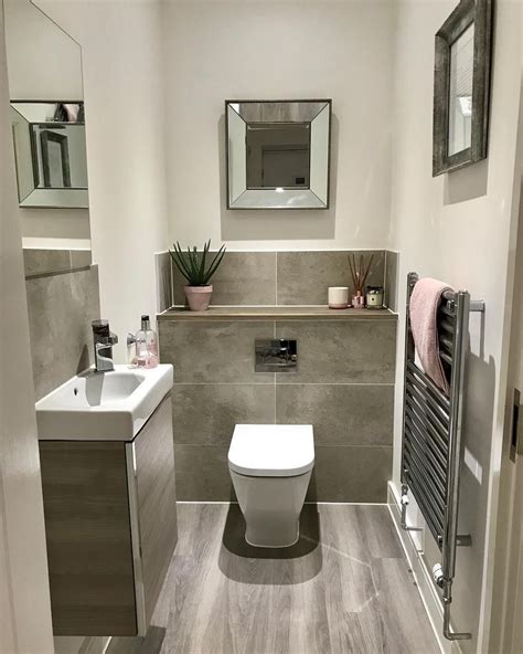 Downstairs toilets, also referred to as cloakrooms, are a great addition to any home.we've put together this guide outlining regulations, design ideas, potential costs and layout ideas. So the grey and pink theme starts right here ...