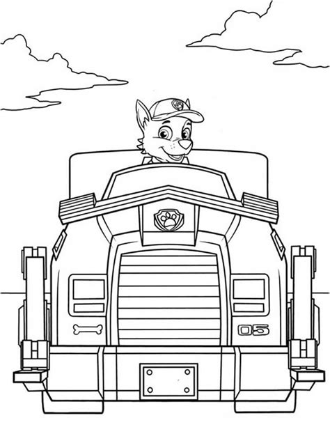 Cute Rocky Paw Patrol Coloring Page Free Printable Coloring Pages For