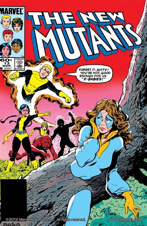Marvel Comics Of The 1980s 1984 The New Mutants 13 Cover By Bret