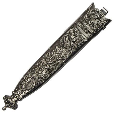 Mermaid Dagger With Intricate Detail Scabbard