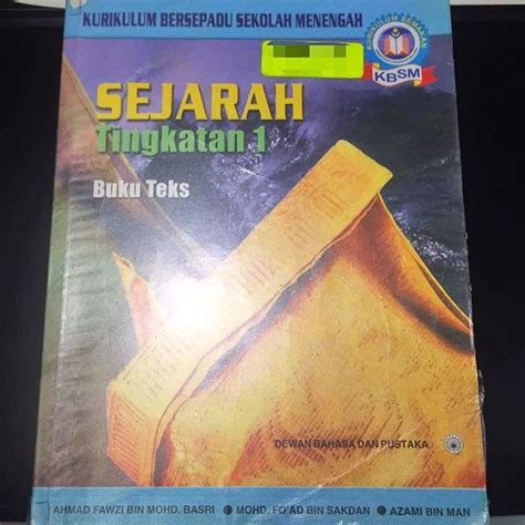 Buku Teks Tingkatan Sejarah Shopee Malaysia Riset