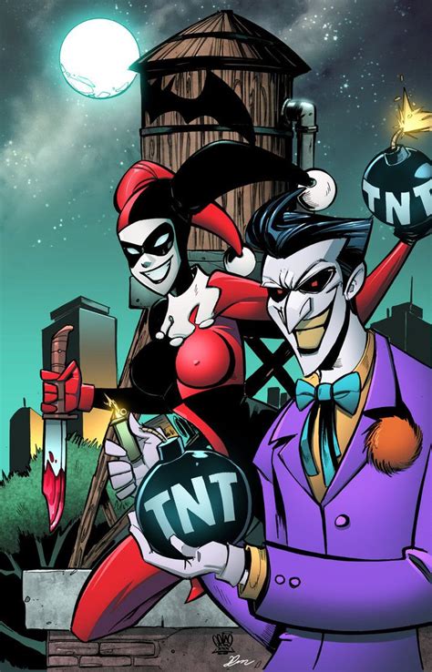 Pin On └ D C Harley Quinn A N D Joker