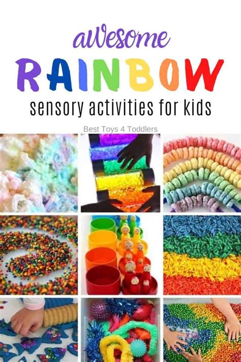 33 Rainbow Sensory Play Ideas For Toddlers And Preschoolers