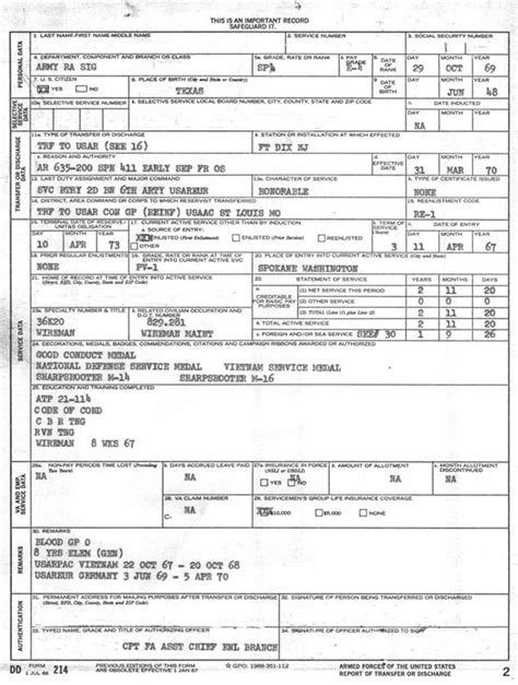 How To Update Dd214 After Discharge Dmdc Military Verification