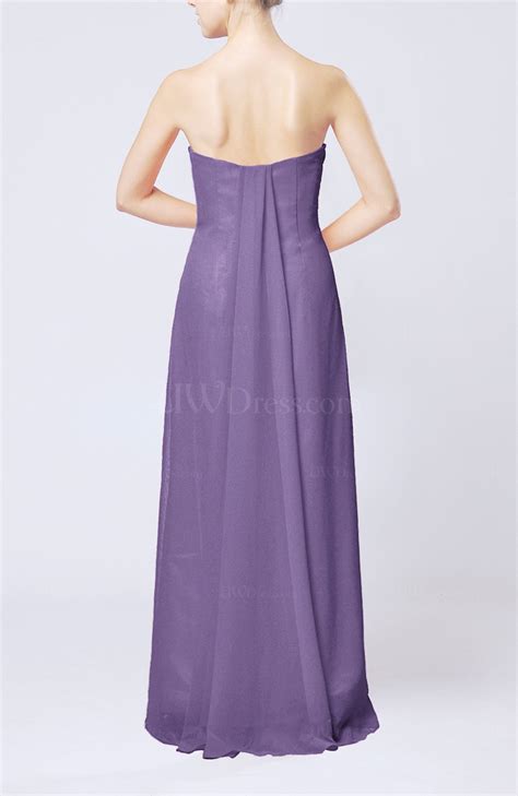 Lilac Elegant Column Sweetheart Sleeveless Draped Wedding Guest Dresses