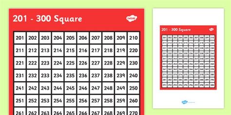 201 300 Square Conjunctions Worksheet Free Teaching Resources Square