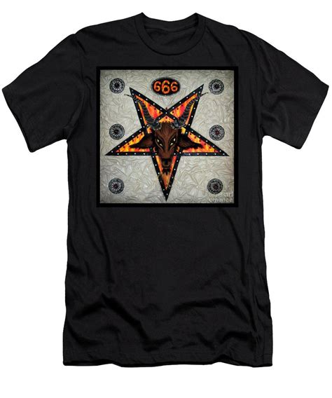 Portrait Mens T Shirt Athletic Fit Featuring The Painting Baphomet