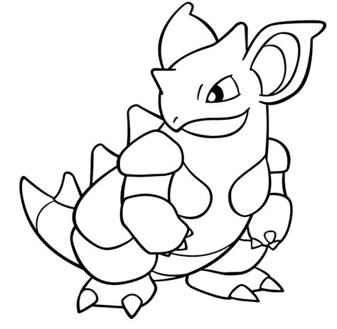 Nidoqueen Pokemon Coloring Page Free Printable Coloring Pages For Kids