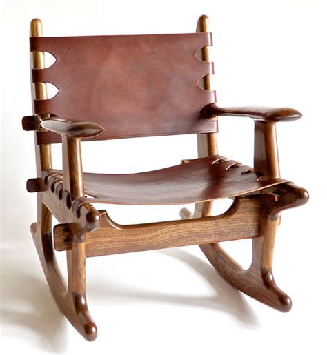 Cowboy Rocker Made Of American Black Walnut By Hennefordfinefurn