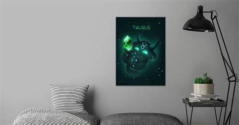 Taurus Zodiac Monster Poster By Zuzana Ziakova Displate