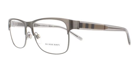 Burberry Eyeglasses Be 1289 1008 Brushed Gunmetal 55mm