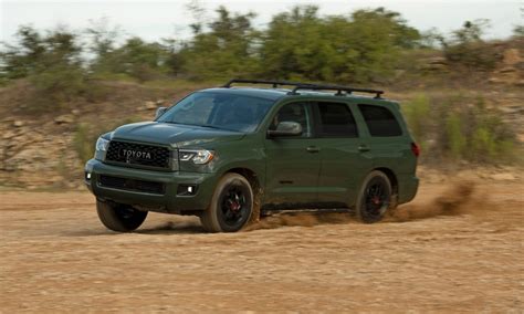 There are recalls for this vehicle! 2020_Toyota_Sequoia_TRD_Pro_Army_Green_02 - Toyota USA Newsroom