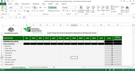 Know how to create a cash flow statement template in excel. Free Cash Flow Statement Template in Excel