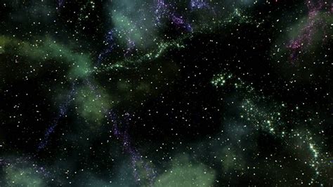 Royalty Free Flying Through Stars And Nebulae Green The 11058167