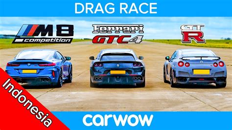 Nissan gtr vs ferrari 599 gtb f1 race 1 cam 2: BMW M8 vs Nissan GT-R vs Ferrari V12 - DRAG RACE! - YouTube