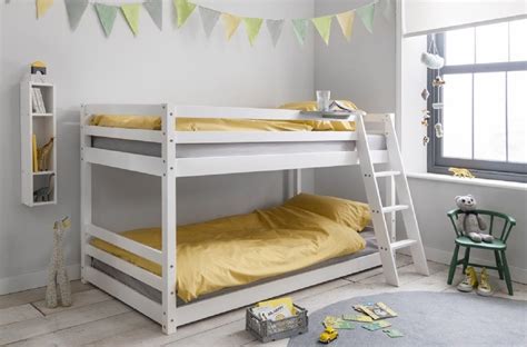 When space is limited, the santa fe twin over twin low bunk bed offers a great solution. Best Low Bunk Beds that Have Low Height and are Safe for Young Kids