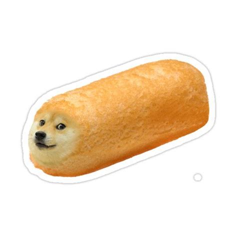 Twinkie Doge Sticker By Beashay Doge Cool Stickers Print Stickers