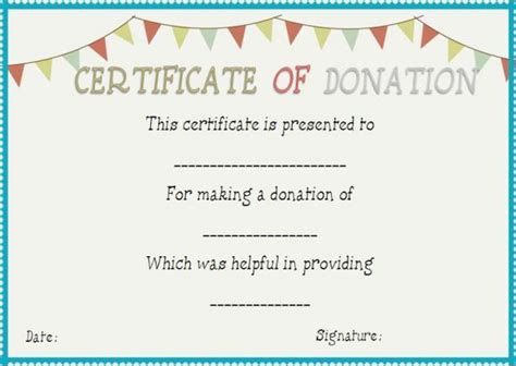 Donation In Honor Of Certificate Template Photography T