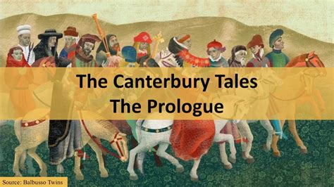 The Canterbury Tales By Geoffrey Chaucer Overview Context Prologue