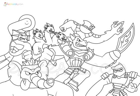 Goo Jit Zu Coloring Pages - Coloring Home