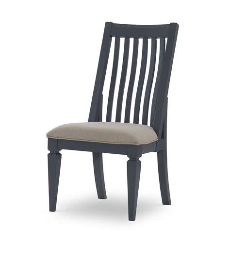 Legacy Classic Essex Essex Slat Back Side Chair In Graphite Finish