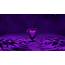 Purple Heart Wallpaper 4K Water Waves Stars Chain 