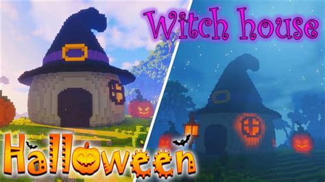 Build Witch House In Minecraft Halloween Youtube